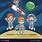 Astronaut Cartoon Kids