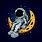 Astronaut On Moon Animated