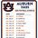 Auburn Football Schedule Printable