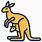 Australian Kangaroo Symbol