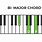 B Flat Piano Chord Chart
