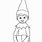 Baby Elf On the Shelf Coloring Pages