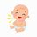 Baby Laughing Clip Art