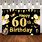 Backdrop for 60th Birthday