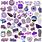 Background Purple Stickers