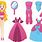 Barbie Dress SVG