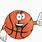 Basketball Cartoon Face