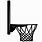 Basketball Hoop Silhouette Clip Art