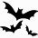 Bat Stencil Clip Art