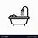 Bathroom Vector Free Icon