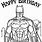 Batman Birthday Coloring Page