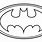 Batman Logo Color Page
