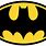 Batman Logo Yellow Outline