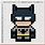Batman Pixel Art Easy