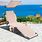 Beach Lounge Chair with Canopy