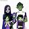 Beast Boy and Raven Family