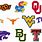 Big 12 Team Logos