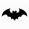 Black Bat SVG