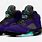 Black Blue and Purple Jordan's 5S
