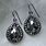 Black Drop Earrings for Women