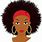 Black Hair Woman Clip Art
