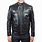 Black Leather Racing Jacket