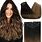 Black Ombre Hair Extensions