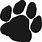 Black Panther Paw Clip Art