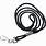 Black Rope Lanyard