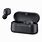 Black Wireless Earbuds with Charging Case