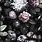Black and Floral Wallpaper