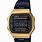 Black and Gold Casio Watch