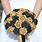 Black and Gold Flower Bouquet