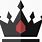 Black and Red Crown