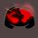 Black and Red Discord Icon