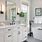 Black and White Bathroom Vanity