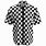 Black and White Checkered Dress Shirt