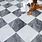 Black and White Checkered Floor Tiles