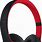 Black with Red Beats Solo Wireless