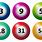 Blank Bingo Balls Clip Art