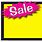 Blank Sale Sign