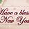 Blessed Happy New Year Clip Art