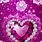 Bling Hearts iPhone Wallpaper