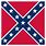 Blue Confederate Flag