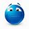 Blue Emoji Meme Smile