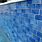 Blue Glass Pool Tile