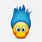 Blue Hair Emoji