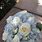 Blue Hydrangeas and White Roses