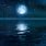 Blue Moon Over Water