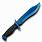 Blue Steel Knife